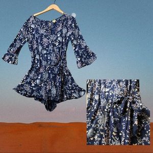 True Craft Floral Romper